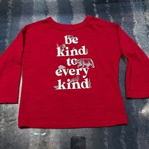 Dark red 2T long sleeve